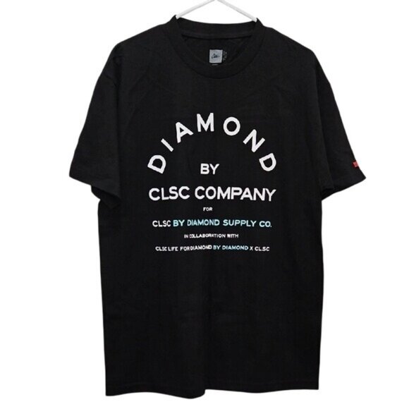 CLSC by Diamond Supply Co Collab Short Sleeve Graphic T-shirt Size Large New - Picture 1 of 5